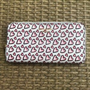 Kate Spade New York Morgan Heart Print Continental Wallet